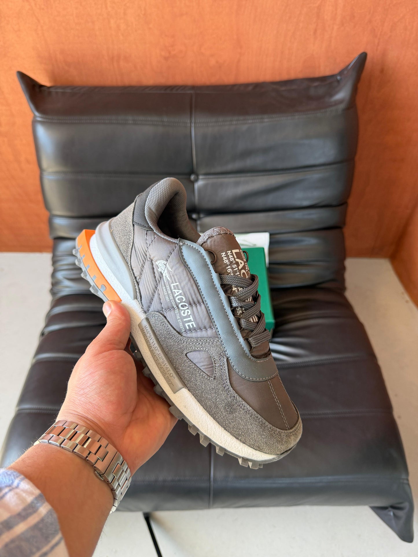 Lacoste fume orange