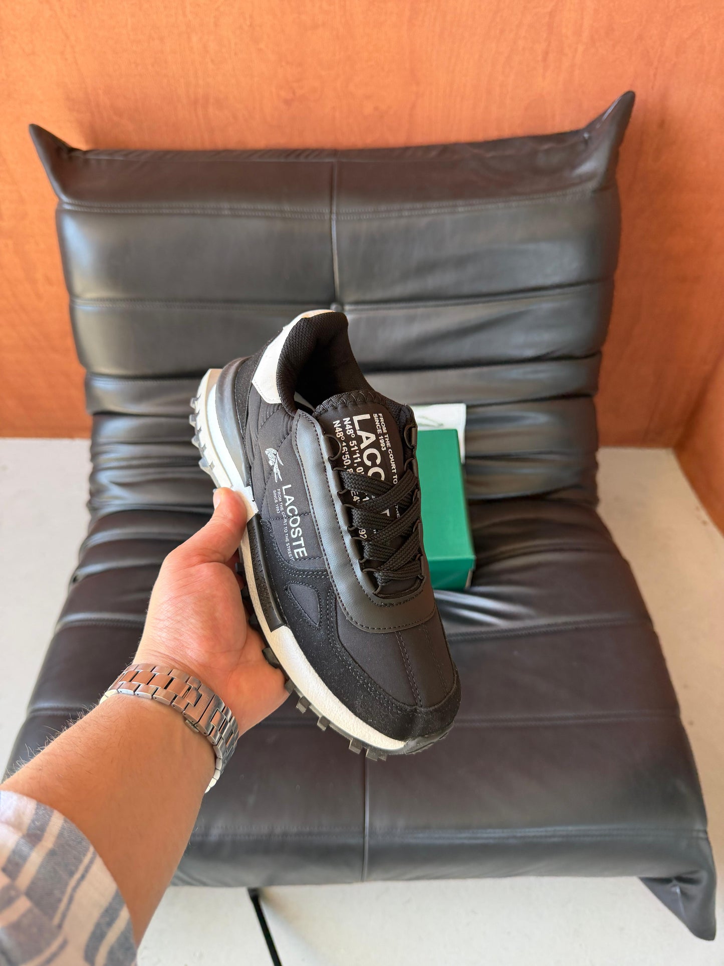 Lacoste siyah beyaz