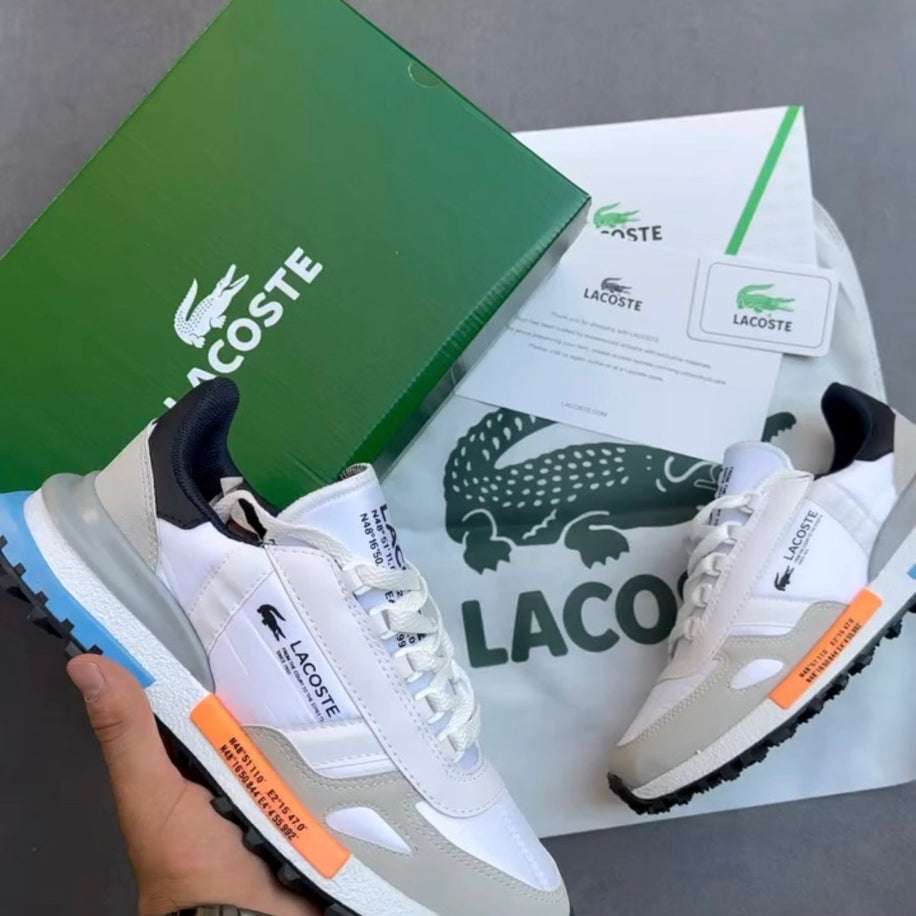 Lacoste beyaz orange