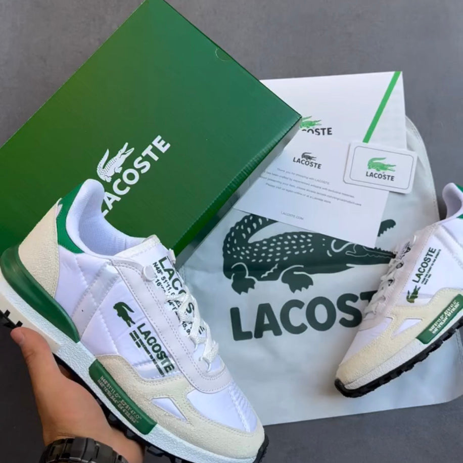 Lacoste beyaz yeşil