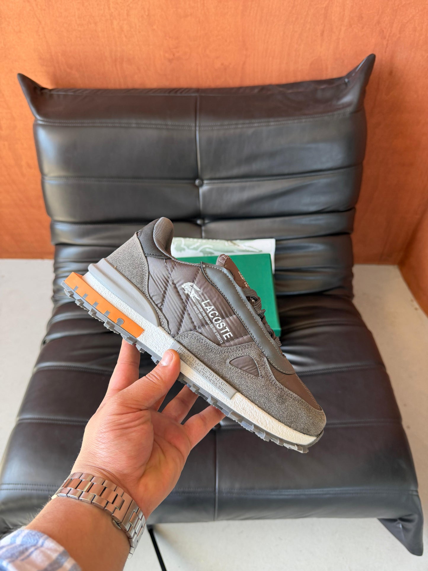 Lacoste fume orange